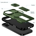 thumbnail image 6 of Dteck Magnetic Case for Motorola Moto G Power 5G 2025,Shockproof TPU+PC Case Compatible with Mag Safe with Sliding Camera Lens Protection Kickstand Cover for Moto G Power 5G 2025,Green, 6 of 9