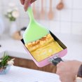 thumbnail image 3 of Non-Stick Silicone Spatula - Heat-Resistant Wide Omelette & Pizza Turner (Pink & Green), 3 of 5