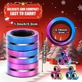 thumbnail image 4 of Juego de anillos magnéticos en forma de fidget, paquete de 9, Jawhock, para aliviar el estrés por TDAH, 4 of 8