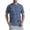 Blue, variant on Mens Workout Shirts Short Sleeve Quick Dry Print T Shirts Moisture Wicking Lightweight Crewneck Blouses Loose Trendy Athletic Running Gym Top