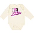 thumbnail image 3 of Inktastic Big Sister with Polka Dots Girls Long Sleeve Baby Bodysuit, 3 of 5