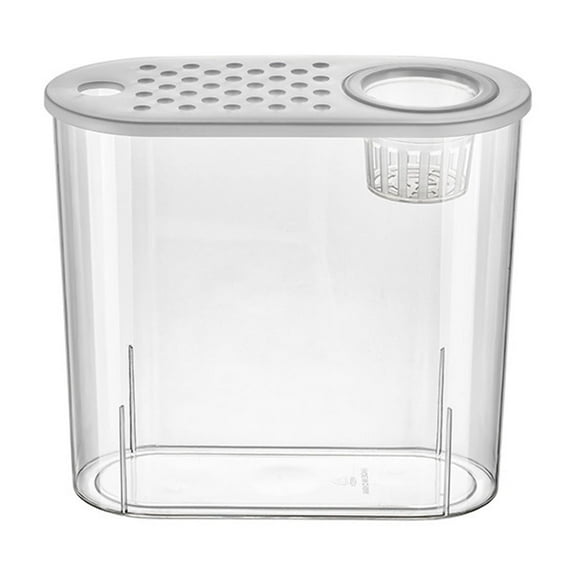 Qiweii Fish Tank with Paper Box Included 1.5 Gallon，Aquarium for Home and Office Decoration