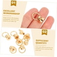 thumbnail image 4 of LAICAIW 40 Sets Phone Screws Belt Purse Rivets Leather Chain DIY Copper Buttons Bag Case of, 4 of 7