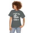thumbnail image 3 of I'm Sexy and I Mow It Shirt - Funny Lawn Mowing Gift for Dad - ID: 533, 3 of 7