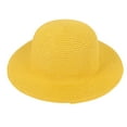 thumbnail image 2 of Sombrero del Sol, Versátil Sombro de Paja de Ala Ancha Ligera para la Fiesta para Pescar, 2 of 7