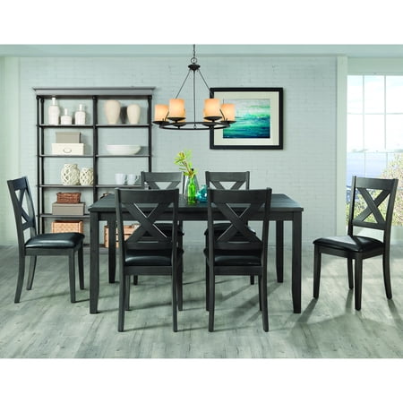7pc Alexa Standard Height Dining Set Gray - Picket House Furnishings