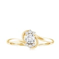 thumbnail image 4 of Rosec Jewels Lab Created Diamond Promise Ring for Women - Bypass Ring - EF-VS Quality - Ready to Gift for Valentines Day, 10K Yellow Gold, US 7.00, 4 of 8