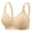 Beige, variant on Women's Thin No Underwire Push Up Bra Comfortable, Nylon/Spandex, Multiple Sizes