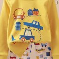 thumbnail image 6 of Kaprioy Baby Toddler Boy Clothes Fall Winter Outfit Long Sleeve Sweatshirts Pants Set 6 9 12 18 24 Months 3T 4T 5T Boy Clothes Boys Clothes Boys Outfits, 6 of 7