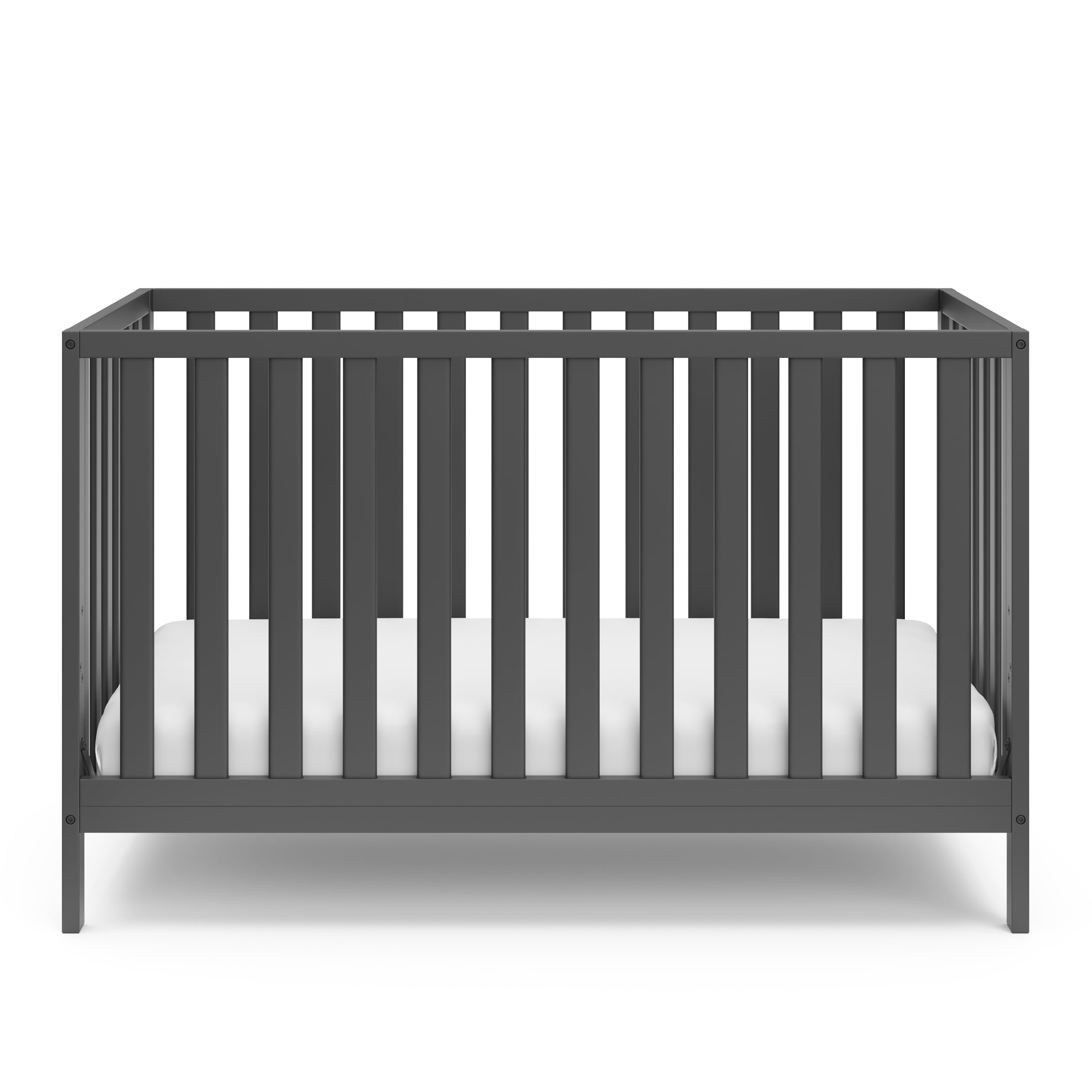 Storkcraft Sunset 4-in-1 Convertible Baby Crib, Gray
