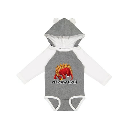 

Inktastic Pizzasaurus Gift Baby Boy or Baby Girl Long Sleeve Bodysuit