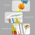 thumbnail image 6 of syligr Rainbow Pull String Sensory Toy, 6-in-1 Cube Activity Toy, Montessori Educational Infant Toy for 0-3 Year Old Baby, Fine Motor Skills Development, Early Learning Gift for Toddlers Boys Girls, 6 of 9
