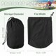 thumbnail image 2 of Saco de almacenamiento Uxcell, saco de almacenamiento para bolsa de dormir, bolsa de almacenamiento impermeable para exteriores para camping 5 x 10 pulgadas y negro, 2 of 7
