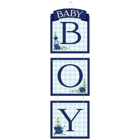 Baby In Bloom Baby Boy Hanging Decoration