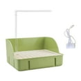 thumbnail image 1 of Baño automático para pájaros, bañera para periquitos, interior con agua corriente, ducha para pájaros Verde, 1 of 8