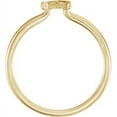 thumbnail image 2 of FB Jewels 14K Yellow Gold Wishbone Ring Size 7, 2 of 2