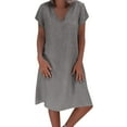 thumbnail image 1 of Robe Décontractée en Coton Style Été pour Femmes, 1 of 6