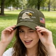 thumbnail image 6 of WKSCLPAI US 250th Anniversary Baseball Cap, Bald Eagle Flag Pattern Printed Patriotic 1776-2026 Adjustable Unisex Hat for 4th of July & USA 250 Year Celebrations, Army Green, 6 of 8