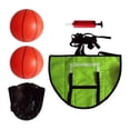 thumbnail image 4 of Mini trampolín, aro de baloncesto, accesorios de fijación de trampolín, borde de separación Universal para soporte de baloncesto seguro para mojar con 2 bolas, 4 of 8