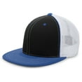 thumbnail image 2 of Pacific Headwear D-Series Trucker Flexfit Cap 4D5 Black/White/Royal Xs, 2 of 2