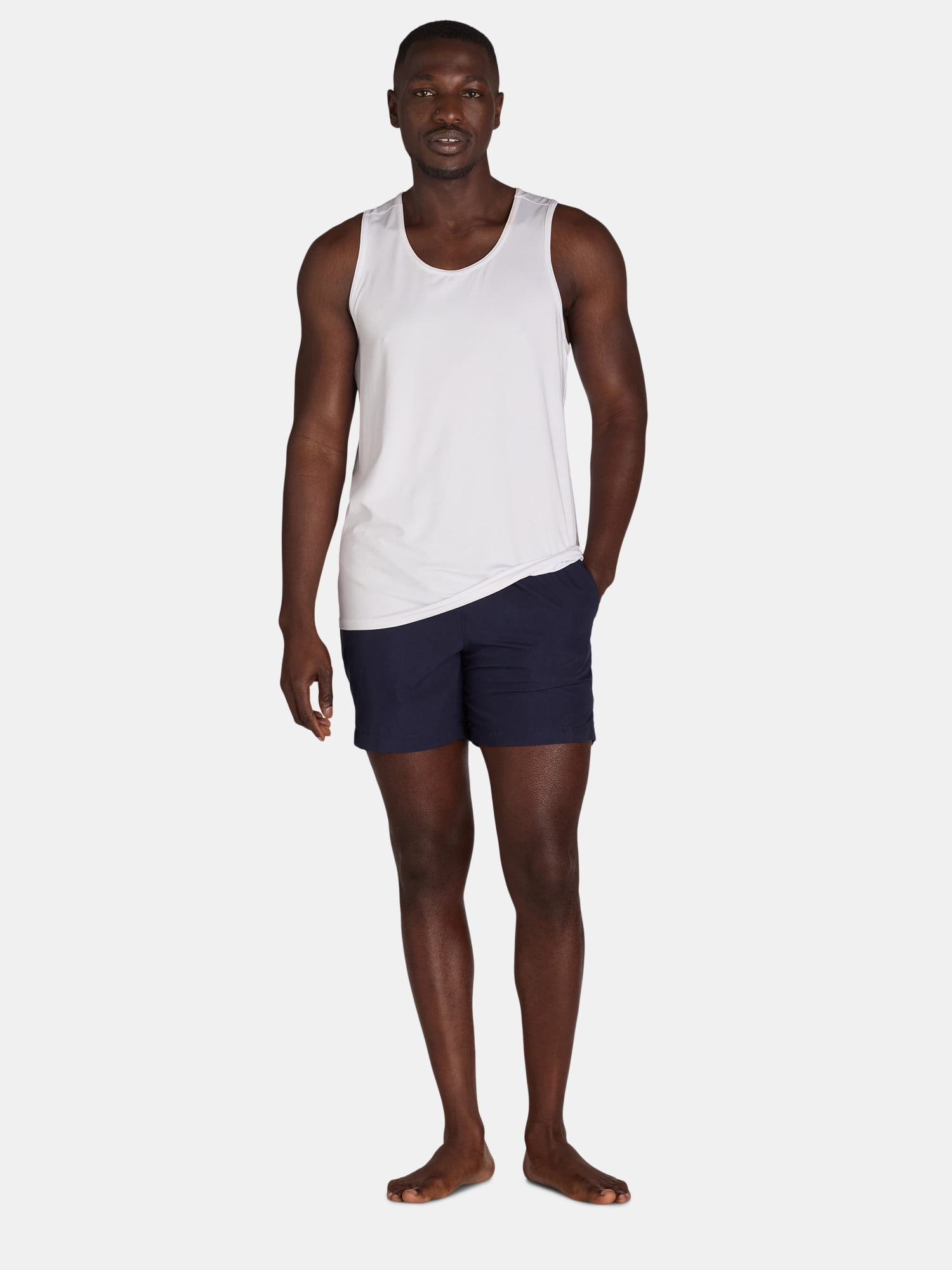 George Men's & Big Men's 2-Pack Swim Trunks, 6" Inseam, Sizes S-3XL