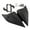 Black, variant on Motorcycle Replacement ABS Side Panels Cover Fairing Fairing Plate for FZ09 14 - Carbon Fiber