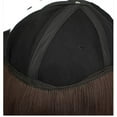thumbnail image 5 of Blueek Straight Short Bob Wig Baseball Wigs Women's Short Bob Wigs Baseball Cap with Hair Girls Wig Hats Straight Hair Wavy Natural dark brown, 5 of 7