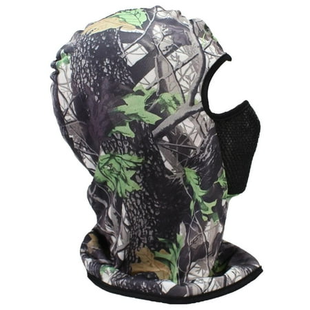 Adult Winter Hats Best Winter Hats Adult Lightweight Full Face Mask Hardwoods Camouflage Beanie - Winter Timber Camo ()