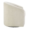 thumbnail image 5 of Bella Swivel Chair in Linen White Fabric, 5 of 10