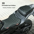 thumbnail image 6 of Motorcycle Seat Cushions with Airflows Channels Elastic PVC Bottom Universal, 6 of 10