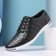 thumbnail image 3 of Zapatos casuales de cuero para hombre, nuevos zapatos planos versátiles de tendencia de primavera (27,5 cm), 3 of 3