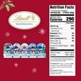thumbnail image 6 of Lindt Mini Snowman Milk Chocolate Christmas Candy, 1.7 oz. 5-Pack, 6 of 11