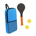 thumbnail image 4 of Paddle de entrenamiento de con 2 bolas, prima práctica con agarre de comodidad, paleta de práctica de entrenador de pickleball portátil Estilo B, 4 of 8
