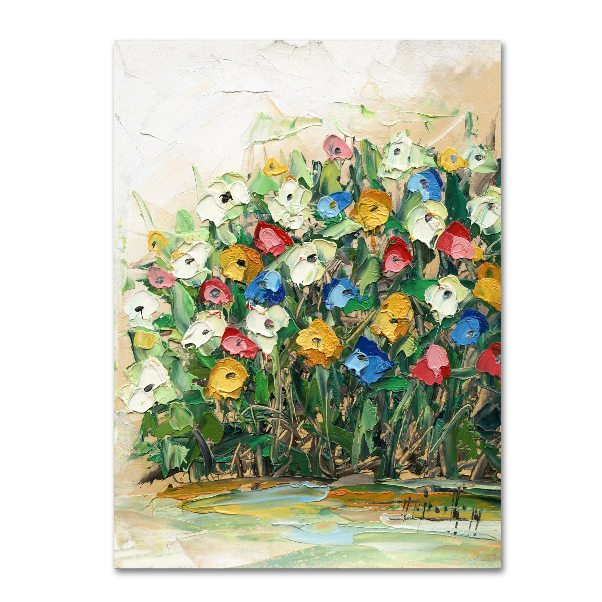 "Spring Flowers in a Vase 10" Canvas Art by Hai Odelia