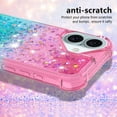 thumbnail image 3 of Funda para iPhone 16 Plus Transparente con Brillos Carcasa Protectora Antigolpes con Glitter Brillante, 3 of 5