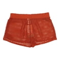 thumbnail image 2 of Short Ocean Pacific para Mujer Diseño Tejido Anaranjado Talla M, 2 of 4