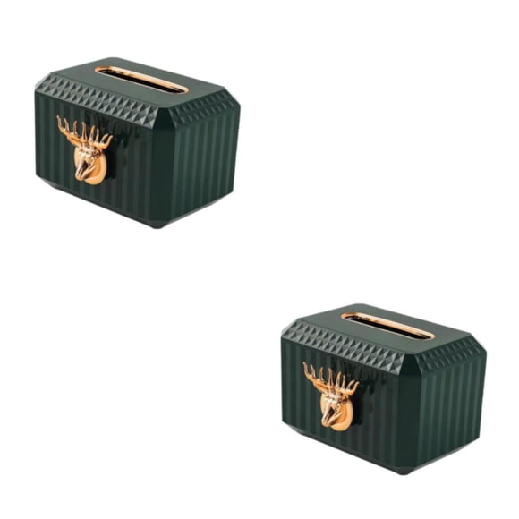 Servilletero Toystoory ABS Práctico y Duradero Verde 18x13x12cm 2Conjunto