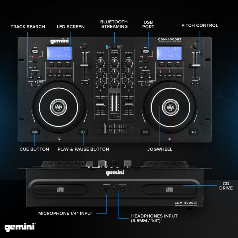 Gemini CDM-6000DJミキサー 革新的で価値ある製品を提供し続ける「gemini（ジェミナイ