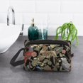 thumbnail image 6 of XMXT Large Capacity Makeup Pouch Bag, Realistic Botanical Parrot Make Up Storage Bag Cosmetic Travel Toiletry Bags for Women Men, One Size, 6 of 9