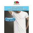 thumbnail image 4 of Fruit Of The Loom T-Shirts à Col Rond Blancs pour Hommes Classic - Lot de 6, 3XLT, Blanc, 4 of 4
