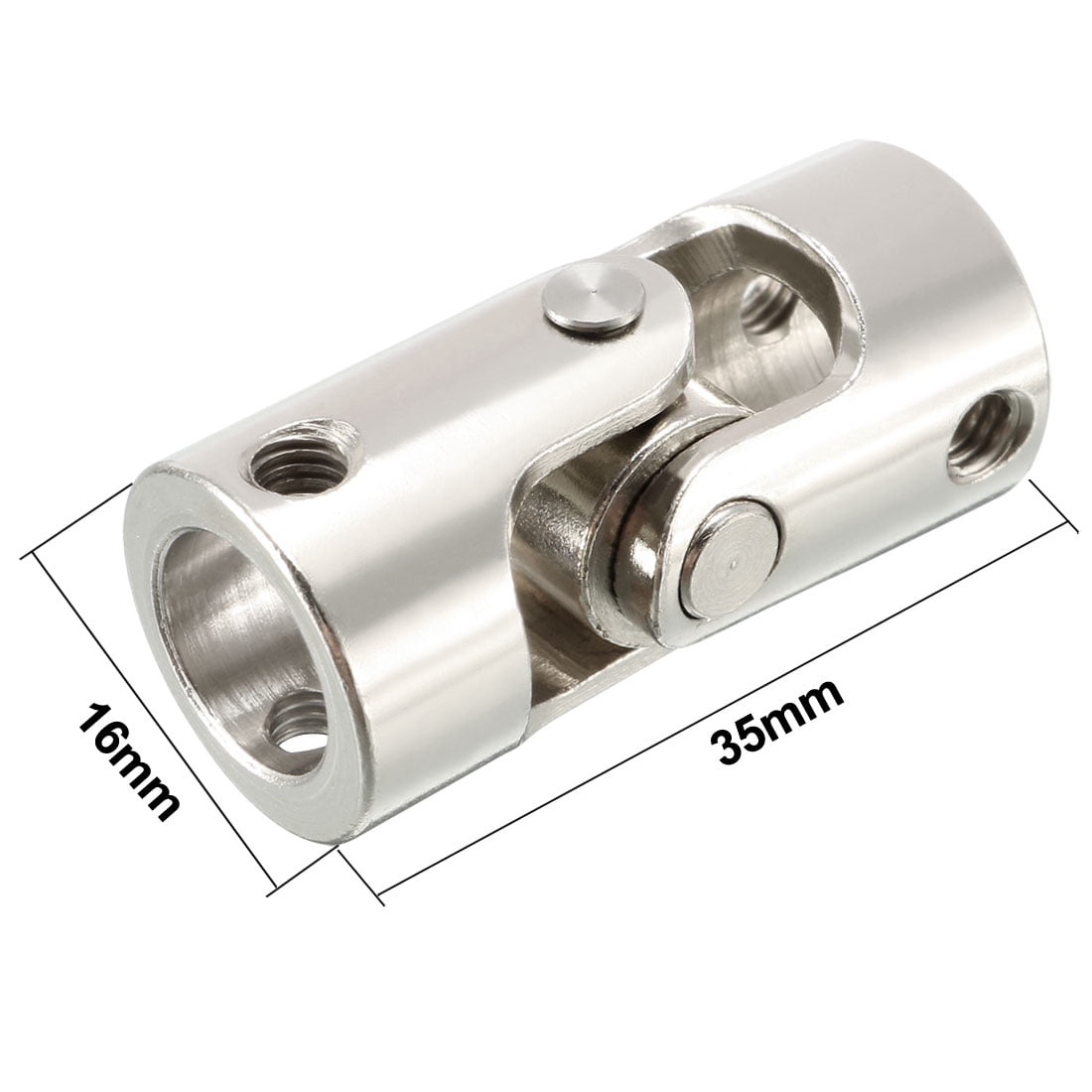 Unique Bargains Rotatable Universal Steering Shaft U Joint Coupler 0.39" ID L35XD16