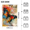 thumbnail image 3 of Abstract Butterfly Paper Ring Binder Notebook Journey Note Diary College Ruled Spiral Notebook Study Loose Leaf Paper A5 60 Pages, 3 of 8