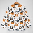 thumbnail image 5 of Lightweight Jacket for Men - Halloween Pumpkins Fun Cute Cuteness Casual Zip Up Bomber Jacket Men Spring Fall Windbreaker Coat with Pocket, 5 of 6
