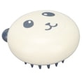 thumbnail image 2 of Cepillo de baño para mascotas, masaje calmante de silicona, forma de Panda de dibujos animados, depurador de aseo para perros y gatos, color azul, 2 of 5