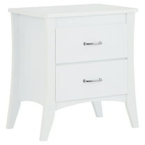 ACME Babb Nightstand with 2 Drawers in White