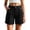 *Black, variant on Womens High Waist Suit Shorts, Casual Workwear Shorts for Business White,Women's Plus XXL