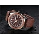 thumbnail image 3 of Reloj Deportivo Naviforce Original De Cuarzo Para Hombre Color De La Correa Marrón Color Del Bisel Plateado Color Del Fondo Marrón, 3 of 3