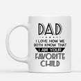 thumbnail image 2 of Custom Mugs Dad I Love How We Both Know Funny Dads Gifts from Favorite Daughter or Son Santa Christmas Presents Ceramic Coffee 11oz 15oz Mug, 2 of 7
