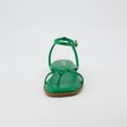 thumbnail image 3 of CUSHIONAIRE Women's Vida strappy flat sandal +Memory Foam and Wide Widths Available, Kelly Green 9 W, 3 of 5