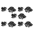 thumbnail image 1 of 150 Piezas 8mm Agujero Negro Plastico Remache Parachoques Clip, 1 of 5